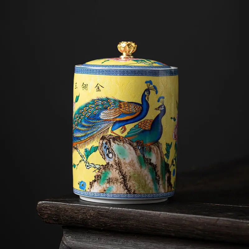 Potes de cerâmica vintage para cozinha, armazenamento, chá retrô, potes de doces, latas de açúcar, organizador, tanques de tinta para cozinhar