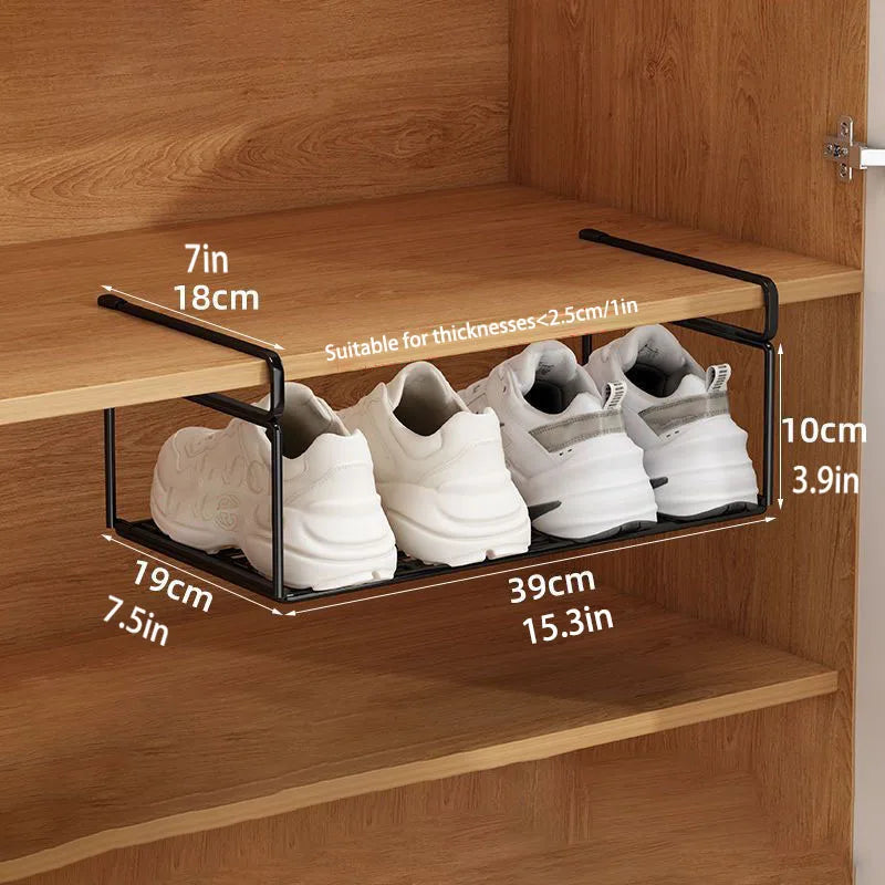 1/2pcs Creative Layered Shoe Rack Home Dorm Office Shoe Cabinet Partition Artifact Space Saving Shoe Storage Shelf