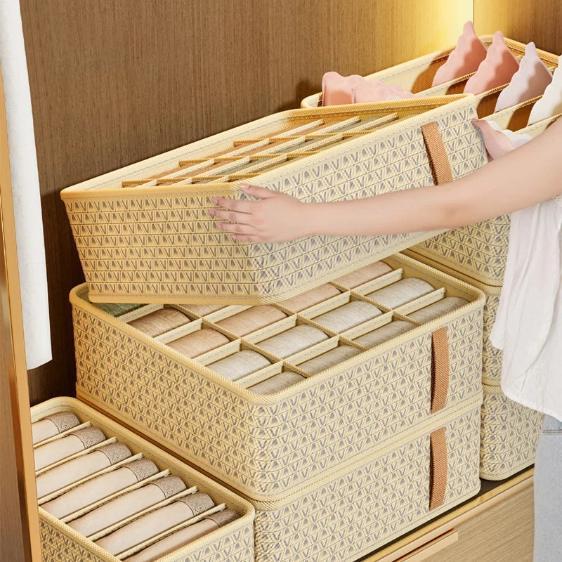 New underwear storage box underwear folding cabinet clothes organizer bedroom socks pants drawer organizer