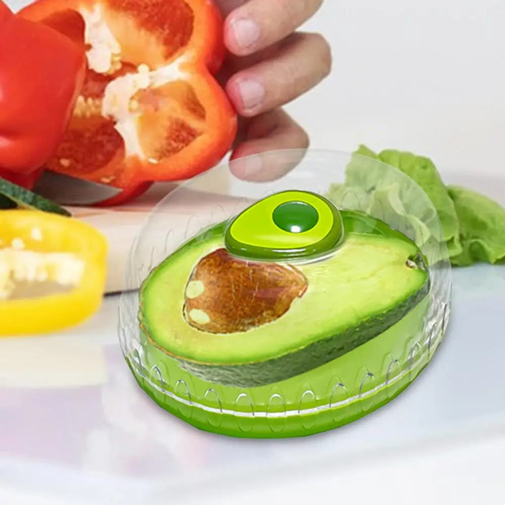1pc Creative Kitchen Refrigerator Vegetable Fruits Crisper Containers Onion Avocado Tomatoes Lemon Fresh keeping Storage Box