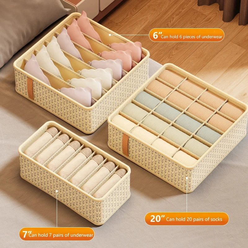 New underwear storage box underwear folding cabinet clothes organizer bedroom socks pants drawer organizer
