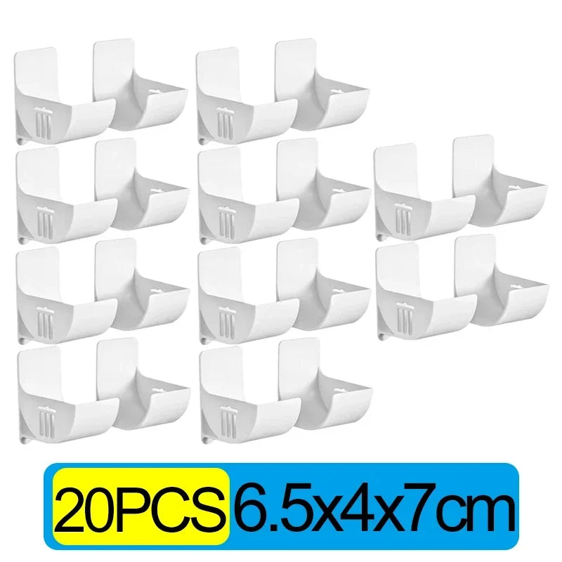 Suporte Organizador para Rolos de Papel ou Plástico MultiUso Sacos de Lixo, Papel Toalha, Plástico Filme, Papel Alumínio