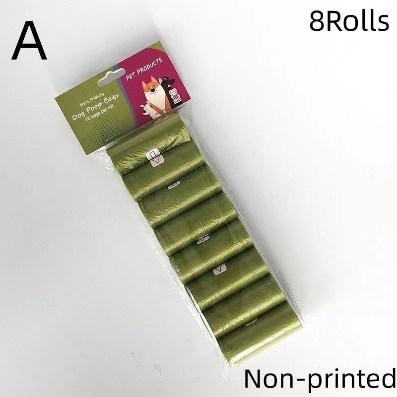 Novo Saco de Lixo Biodegradável Sustentável para Cocô de Pets, Sacos para Cocô de Cachorro, Saco de Cocô com Aroma de Biobase a Granel, Dispositivo Dispensador para Armazenar os Sacos de Cocô