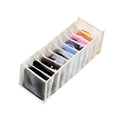 7 Grids Jeans Storage Box Closet Wardrobe Clothes Compartment Boxes Drawer Jeans Socks Separation Organizer Pants Storage