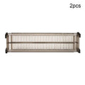 2Pcs Adjustable Drawer Cabinet Storage Partition Divider DIY Organizer Storage Shelves Cabinets Home Drawer Holder