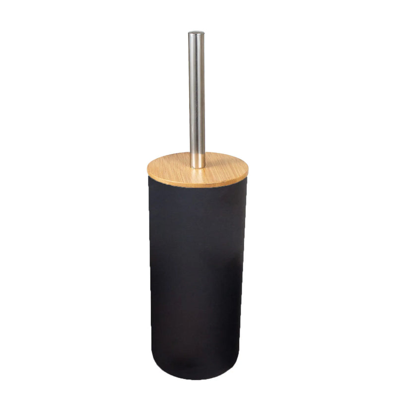 Black Bathroom Accessories Sets Toothbrush Holder Soap Dispenser Toilet Brush Trash Can Toothpaste Dispenser Bathroom Essential