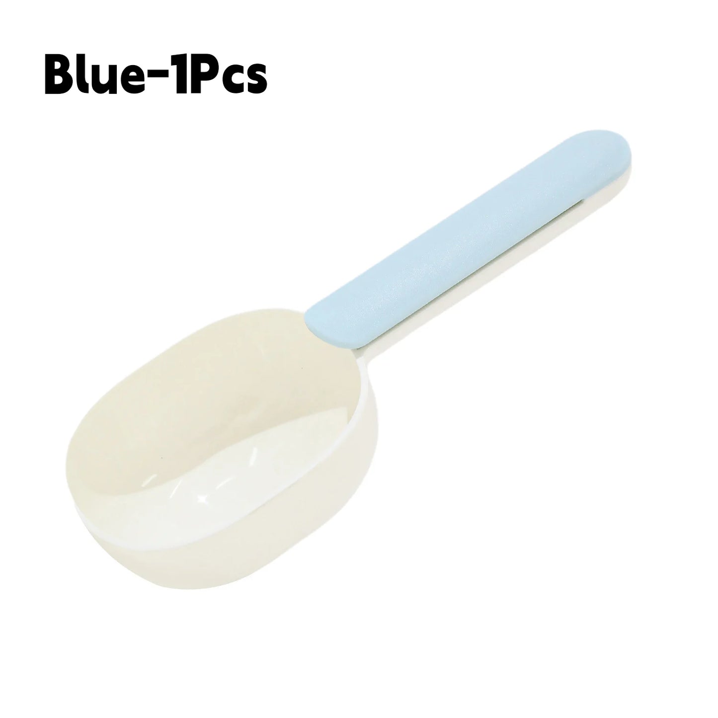Dog Food Scoop Multifunctional Pet Feeding Spoon with Sealing Clip Grade Plastic Cat Food Dedicated Measuring Spoon