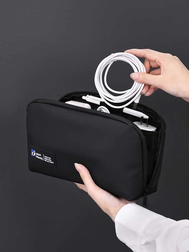 New Portable Wire USB Organizer Bag Travel Earphone Powerbank Data Lines Storage Pouch Large Capacity Mouse Cable Bag