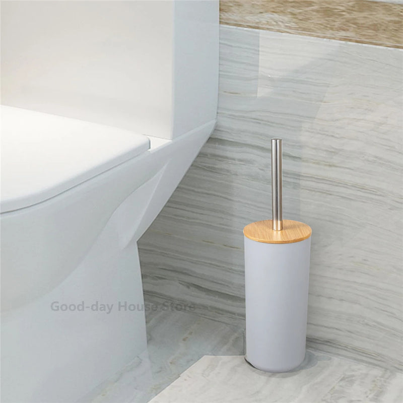 Black Bathroom Accessories Sets Toothbrush Holder Soap Dispenser Toilet Brush Trash Can Toothpaste Dispenser Bathroom Essential