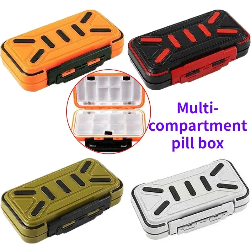 Bigger Travel Pill Case Home Medicine Storage Organizer Container Drug Tablet Dispenser Independent Lattice Pill Box Accessories