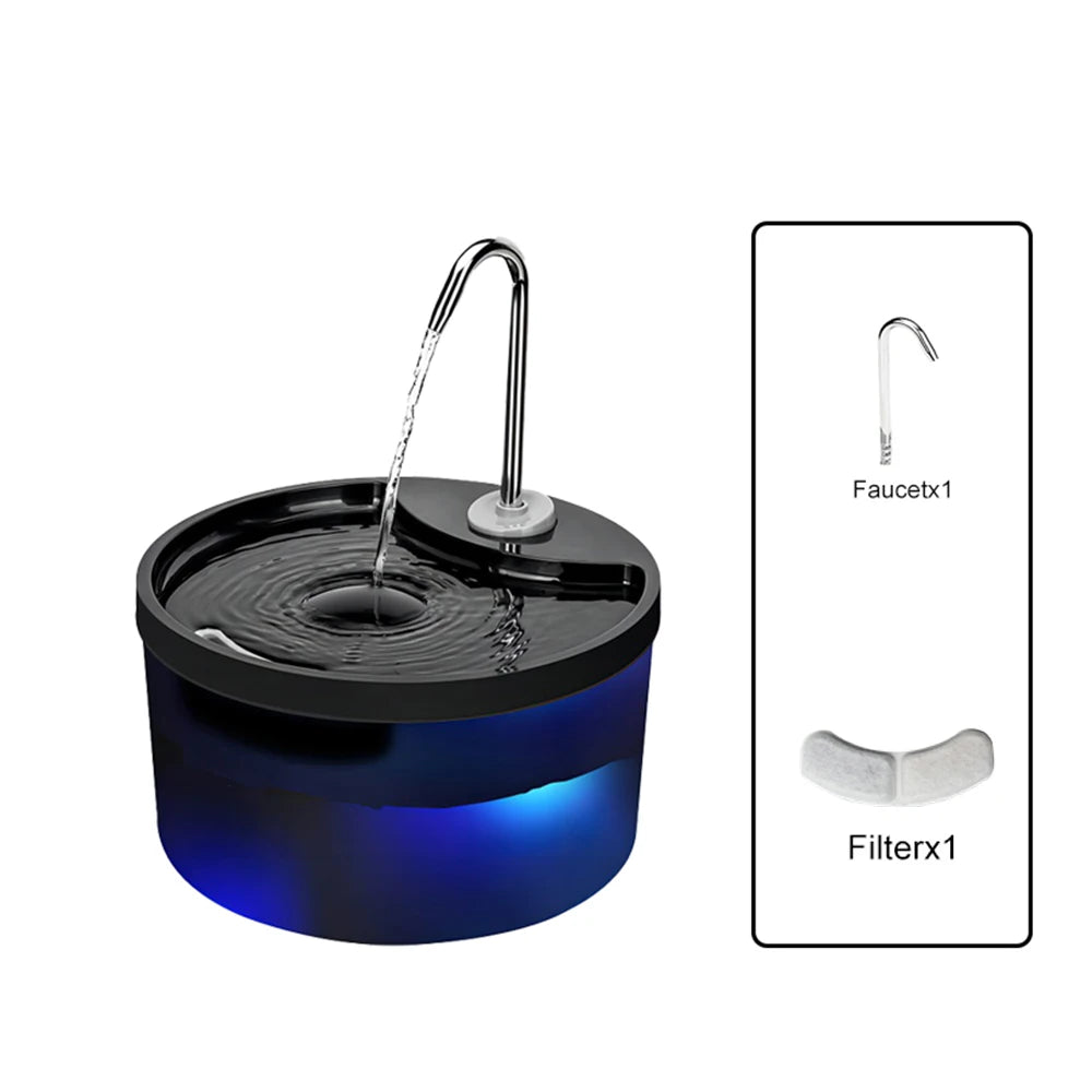 Dispenser de Água Bebedouro Inteligente para Pets Gatos e Cachorros, Dispenser Multifuncional de Água para Cães e Gatos