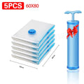 8/5/3PCS Vacuum Storage Bags Compression Pack Vacuum Bag for Down Storing Clothes Bedding Blanket Space Save Travel BagOrganizer