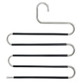 5 Tier Novelty Adjustable Trouser Pants Tie Shawl Rack Belt Scarf Neckties Hanger Holder Multifunctional Closet Organizer