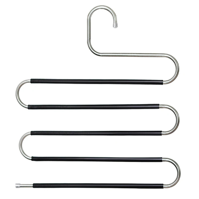 5 Tier Novelty Adjustable Trouser Pants Tie Shawl Rack Belt Scarf Neckties Hanger Holder Multifunctional Closet Organizer