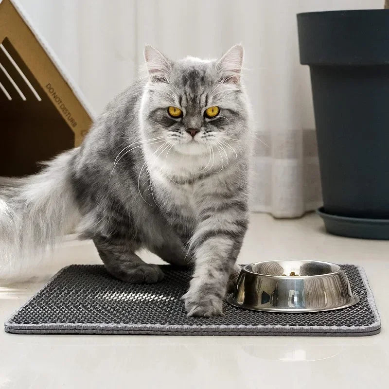 Cat Litter Mat Pet Toilet Waterproof Double Layer Pet Litter Box Mat Nonslip Sand Cat Washable Mat Clean Pad Pet Clean Supplies