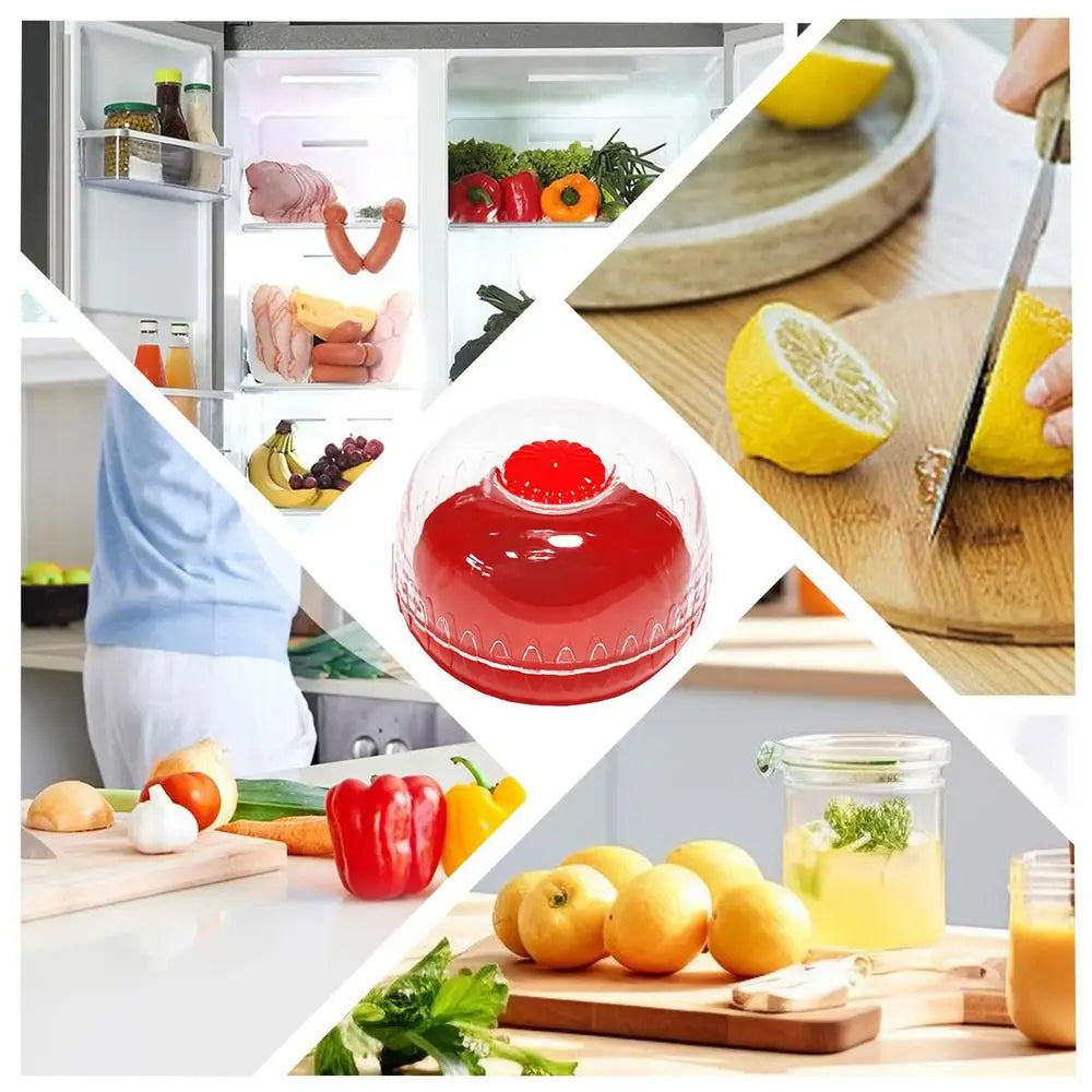 1pc Creative Kitchen Refrigerator Vegetable Fruits Crisper Containers Onion Avocado Tomatoes Lemon Fresh keeping Storage Box