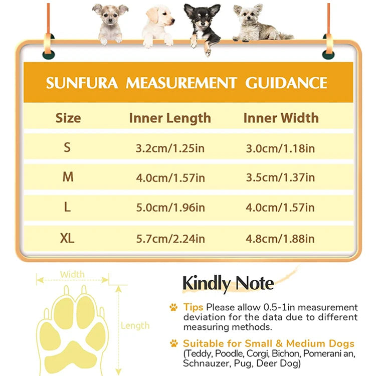 Breathable Pet Dog Shoes Waterproof Outdoor Walking Net Soft Summer Pet Shoes Night Safe Reflective Boots For Small Medium Dogs