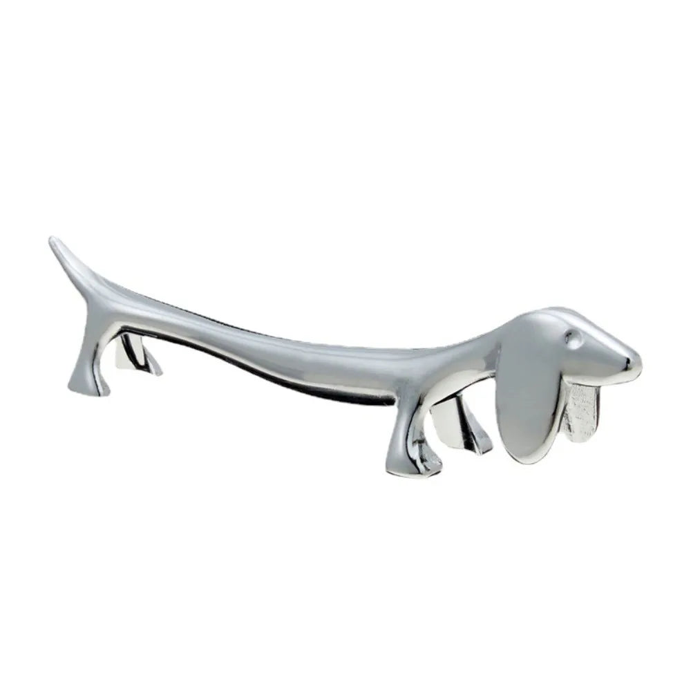 Silver Cutlery Bracket Holder Kitchen Accessories Fawn /Little Dog Shape Zinc Alloy Cutlery Storage Cute Chopsticks Holder