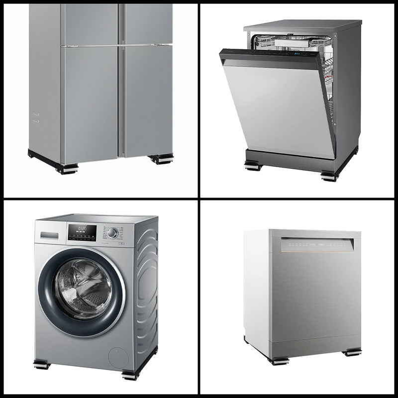 Suporte Deslizante para Geladeira, Lava-roupas. Facilita a limpeza. Frete grátis, suporte para geladeira para sala de refrigeração preto, rodas ajustáveis, geladeira do Brasil