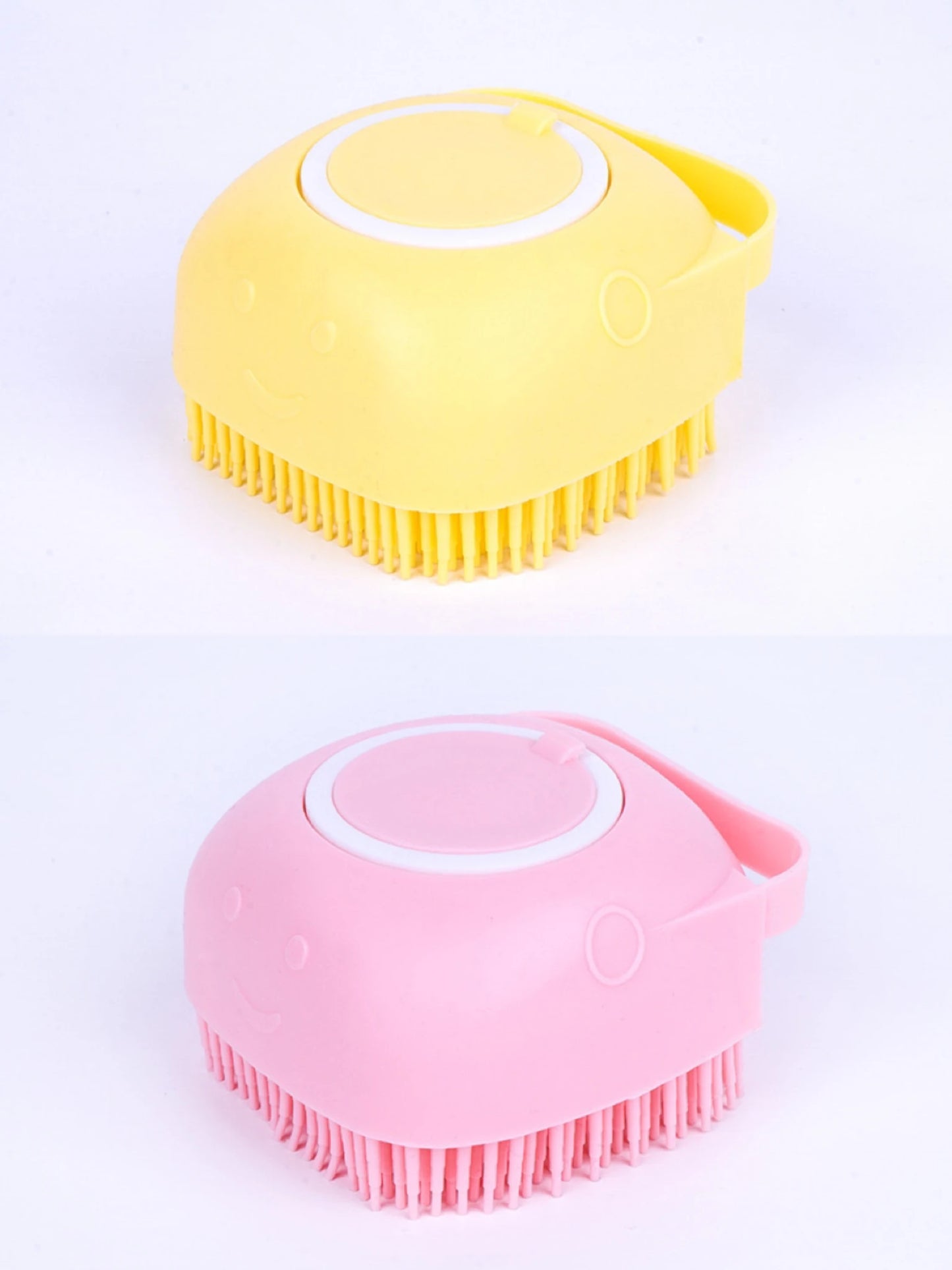 Escova Higienizadora para Pets Escova para Banhos de Pets Escova aplicadora de Shampoo Cães e Gatos Escova Massageadora para Pets