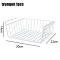 Multipurpose Closet Storage Basket Hanging Basket Organizer Metal Hanging Basket for Kitchen Cabinets and Desks