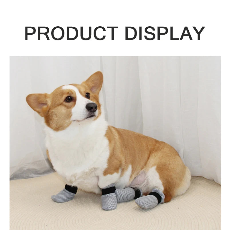 Cat Anti Scratch Foot Cover Mute Soft Take A Shower Medication Feeding To Make An Injection Dog Shoe Keep Warm Pet Supplies