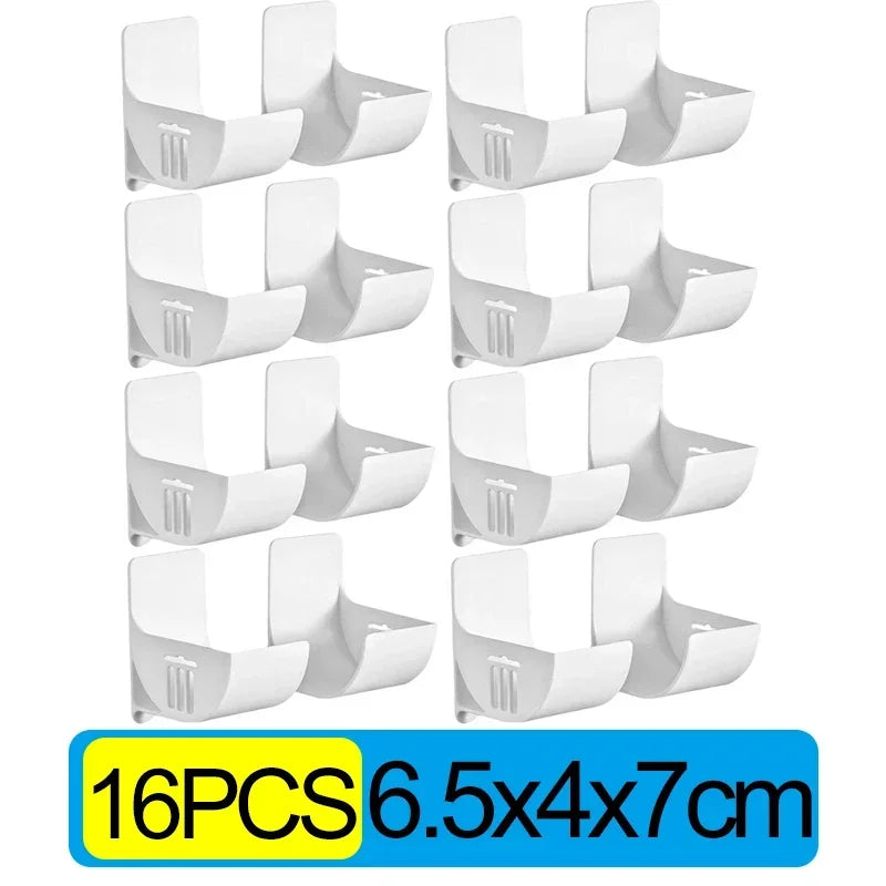 Suporte Organizador para Rolos de Papel ou Plástico MultiUso Sacos de Lixo, Papel Toalha, Plástico Filme, Papel Alumínio