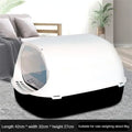 Closed Sandbox Cats Sanitary Tray Splash Proof Clean Basin Anti Flip Over Odor Proof Pet Accessories Pet Litter Box Plastic