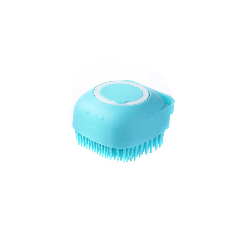 Escova Higienizadora para Pets Escova para Banhos de Pets Escova aplicadora de Shampoo Cães e Gatos Escova Massageadora para Pets