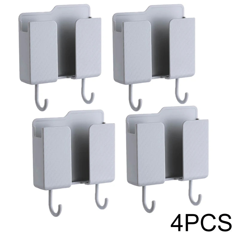 Multifunction Holder Smartphone Holder Wall Mounted Organizer Storage Box Wall Charger Hook Cable Organizer Charging Dock Stand