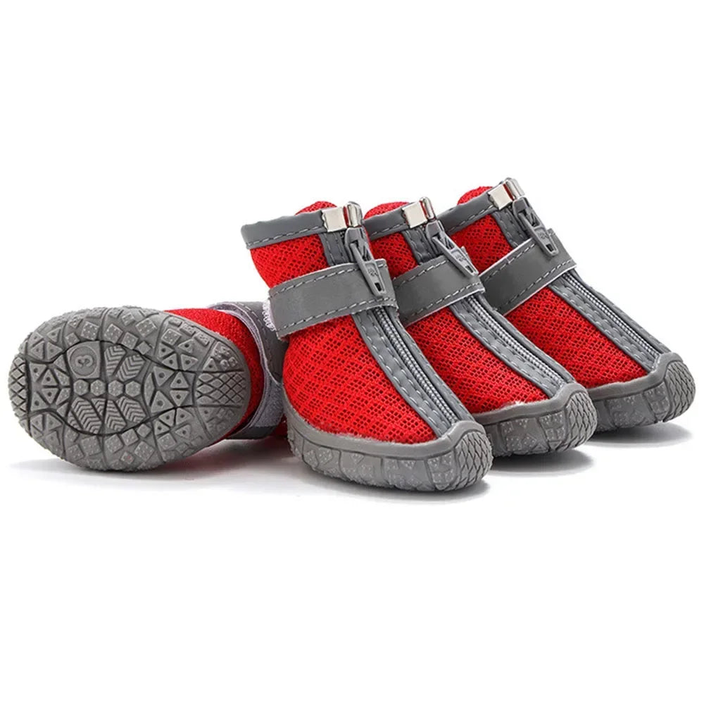 Dog Shoes Waterproof Dog Shoes for Hot Pavement Puppy Pet Boots & Paw Protectors Small Medium Dogs for Hardwood Floors Anti Slip