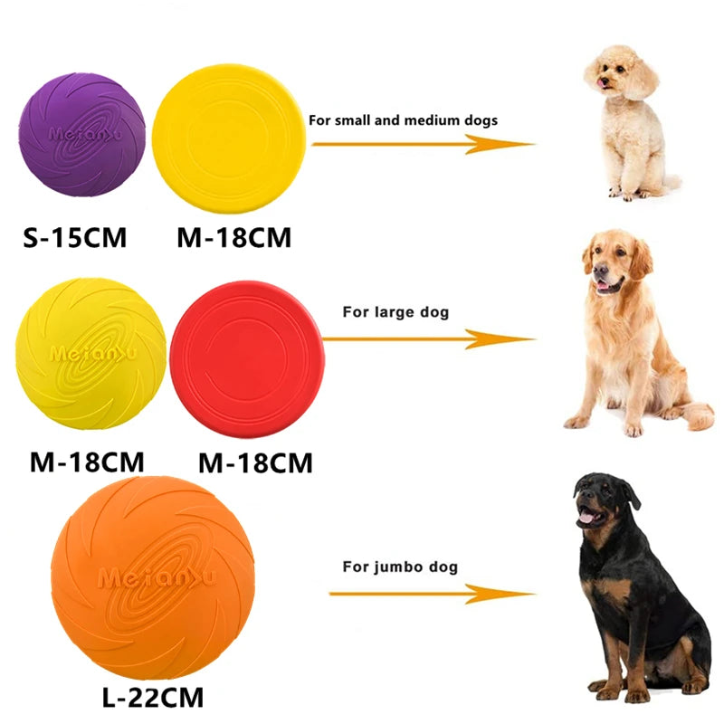 Disco Voador Brinquedo para Pets Resistente a Mordidas Marca OUZEY para Cães, Brinquedos multifuncional para Cães