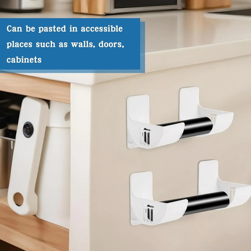Suporte Organizador para Rolos de Papel ou Plástico MultiUso Sacos de Lixo, Papel Toalha, Plástico Filme, Papel Alumínio