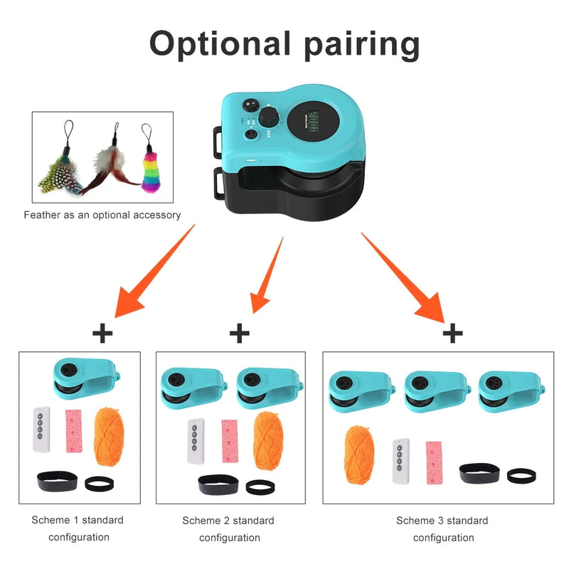 Cat Toys for Indoor Cats Interactive Cat Toy Wheel Exerciser New Cat Treadmill for Indoor Adjustable Speed Simulated Hunting Toy