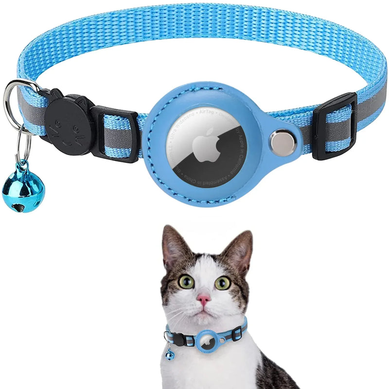 Cat GPS Tracker Collar Waterproof Anti-Lost Pet Tracker Bluetooth Locator for Pet Lightweight Smart Collar for Safe Pet Tracking