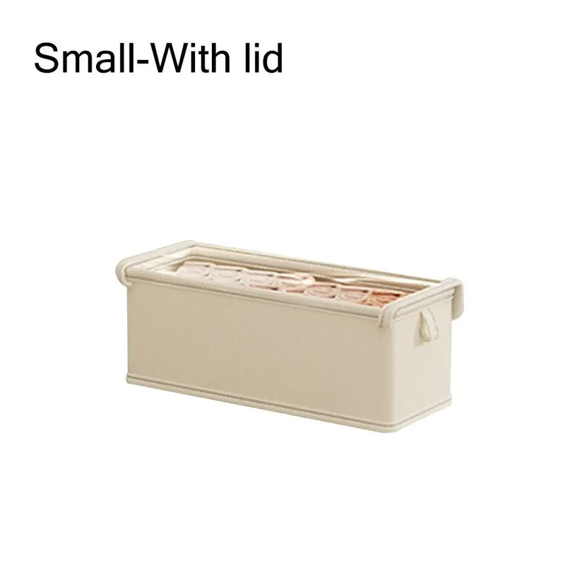 New Thicken Clothes Organizer Dustproof Visual Drawers Organizer Foldable with Lid Home Supplies