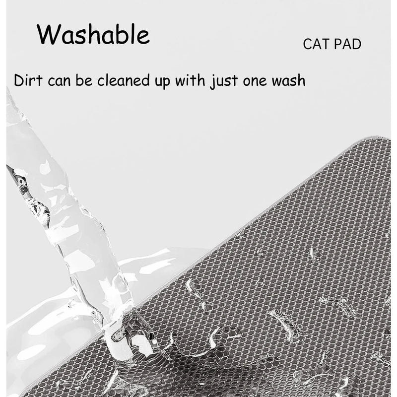60CMX90CM Cat Litter Mat Waterproof Double Layer EVA Pet Litter Box Toilet Cat Mat Nonslip Sand Cat Washable Pet Clean Pad