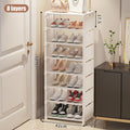 Multiple Layers Shoe Organizer Use At the Door Shoe Rack Organizer Nonwovenfabric Rack Stackable Shelf Adjustable Saving Space