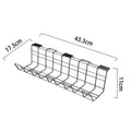 Wire Office Supplies Shelf Under Table Storage Rack Wire Desk Cable Under Management Tray Cord Organizer Rack Wire Cable Shelf
