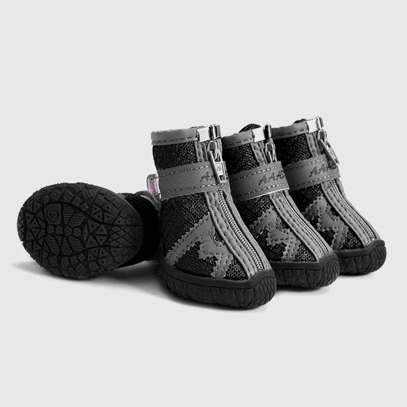 Anti Slip Dog Shoes Waterproof for Small Dogs Chihuahua Shoe Protector Dog Boots Puppy Hiking Shoes Breathable Mesh Pet Booties
