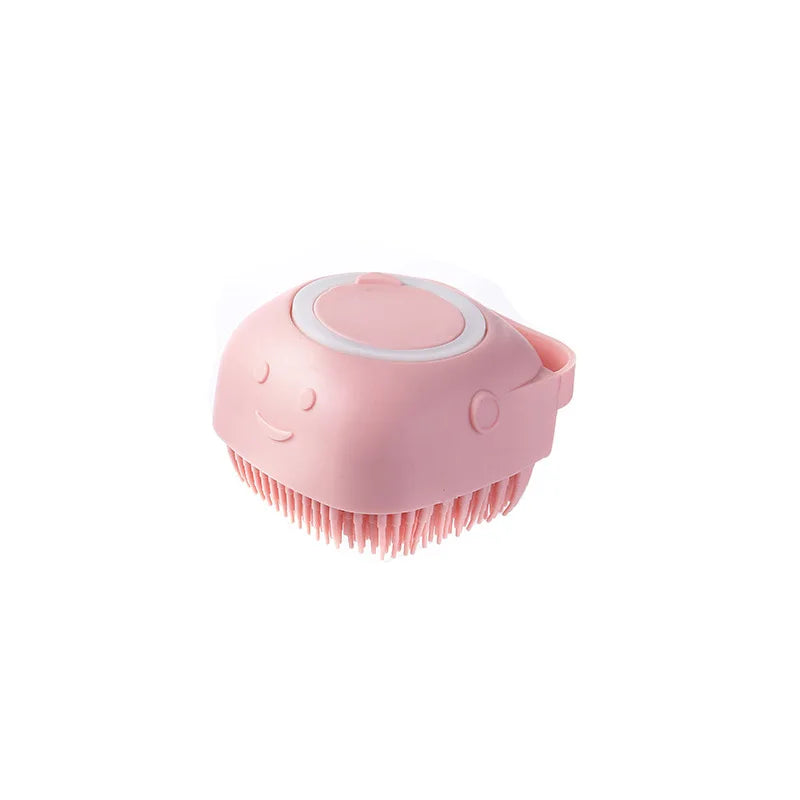 Escova Higienizadora para Pets Escova para Banhos de Pets Escova aplicadora de Shampoo Cães e Gatos Escova Massageadora para Pets
