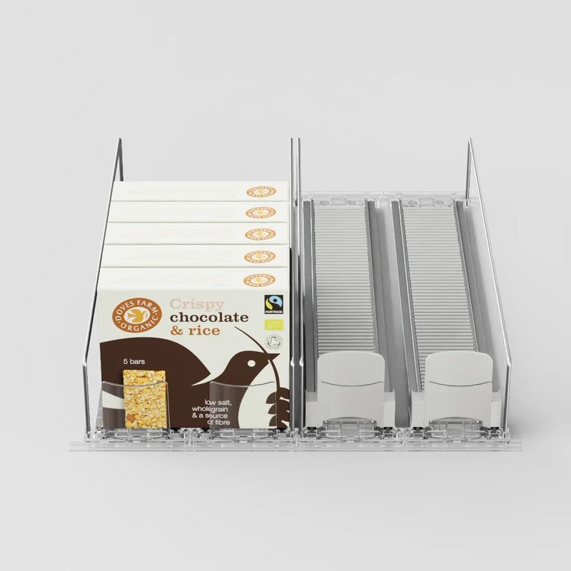 ChineBeer - Organizador de Latinhas LongNeck para Geladeira Empurrador de Latas com Mola, deslizador de latas para facilitar a retirada da geladeira, suporte para garrafas, prateleira dispenser de bebidas para geladeira