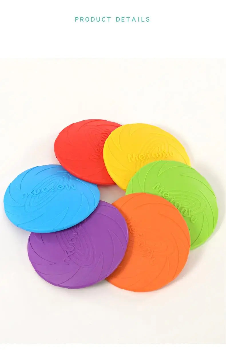 Disco Voador Brinquedo para Pets Resistente a Mordidas Marca OUZEY para Cães, Brinquedos multifuncional para Cães