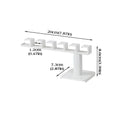 HOT 6 Hooks Hat Holder Shaped Baseball Cap Storage Rack Wall Mount Belt Multifunctional Storage Without Punching Economic Hook