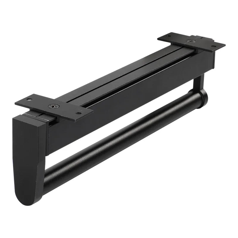Closet shallow closet retractable hangers Cabinet hanging rod vertical pull-out top mounted trouser rack free of holes
