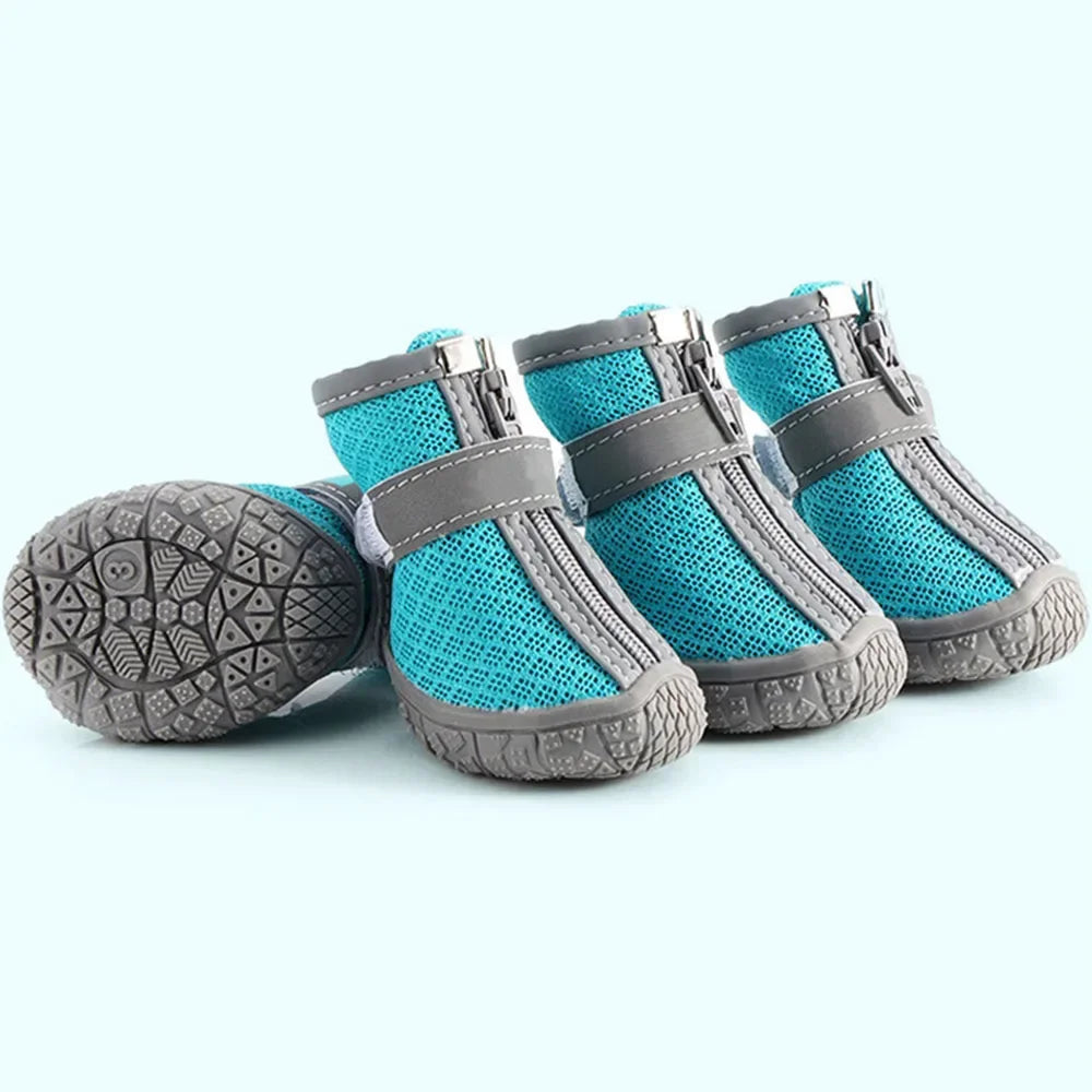 Dog Shoes Waterproof Dog Shoes for Hot Pavement Puppy Pet Boots & Paw Protectors Small Medium Dogs for Hardwood Floors Anti Slip