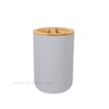 Black Bathroom Accessories Sets Toothbrush Holder Soap Dispenser Toilet Brush Trash Can Toothpaste Dispenser Bathroom Essential