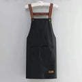 Avental Profissional de Bolso Grande Frontal, À prova d'água, Antiincrustante para Cozinha, Fácil de Lavar e Higienizar, Ideal p Restaurante, afeteria, comida, pastelaria ocidental, roupas de trabalho