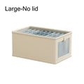 New Thicken Clothes Organizer Dustproof Visual Drawers Organizer Foldable with Lid Home Supplies