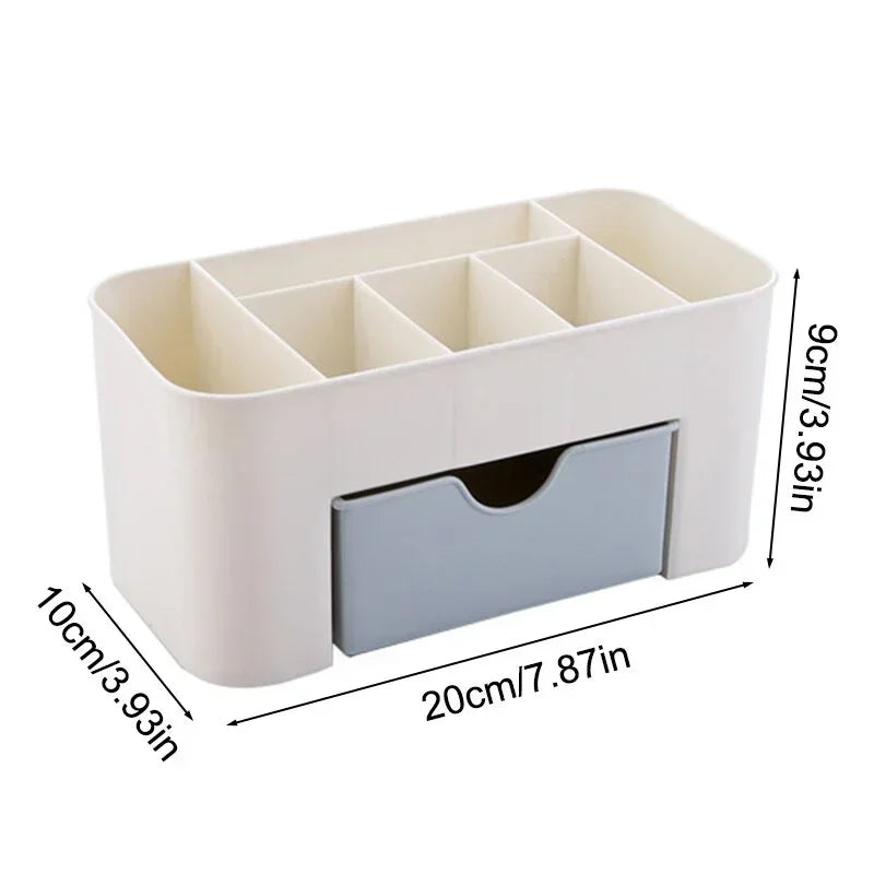 Desktop Double Layer Makeup Organizers Storage Box Cosmetic Drawers Jewelry Display Box Case Container Boxes Organizer New